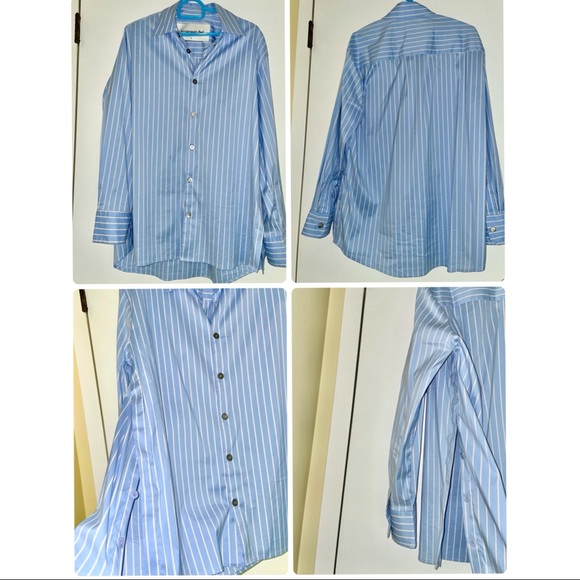 Anderson Bell Striped Poplin Shirt - Picture 5 of 7
